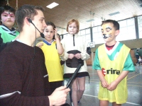 Ein Tiger beim Halbzeitinterview